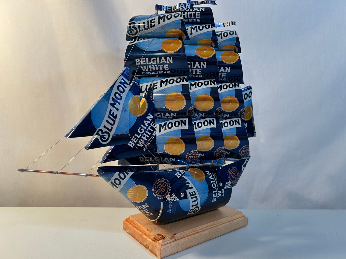 Blue Moon Belgian White Beer Can Ship