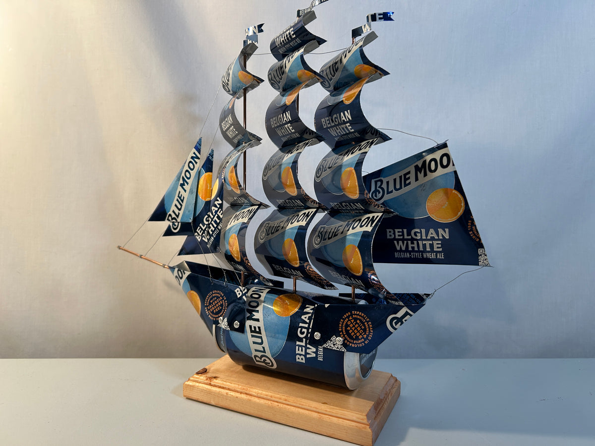 Blue Moon Belgian White Beer Can Ship