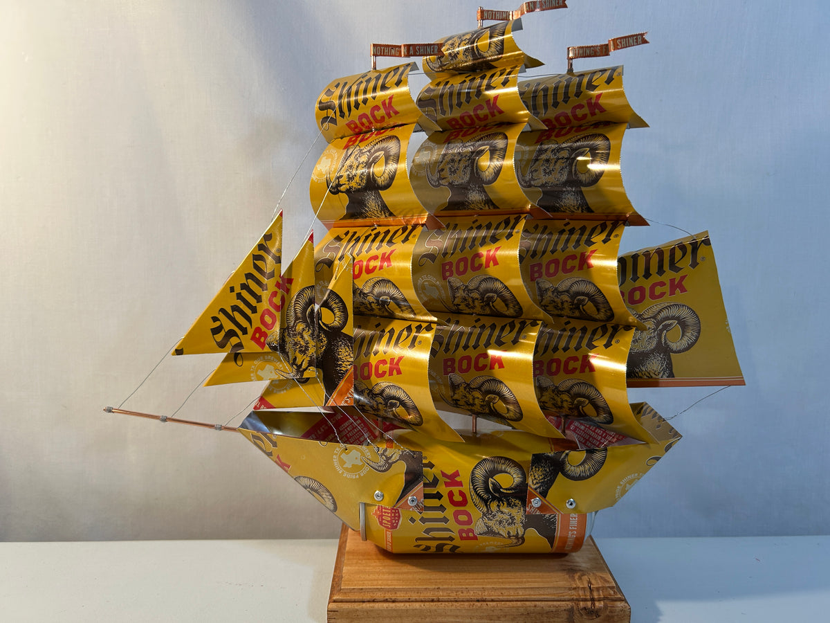 Shiner Bock Beer Can Ship