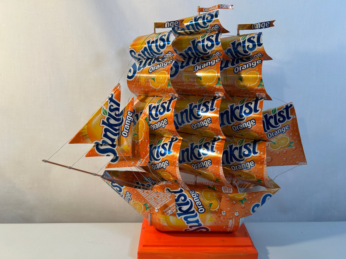 Sunkist Orange Soda Can Ship