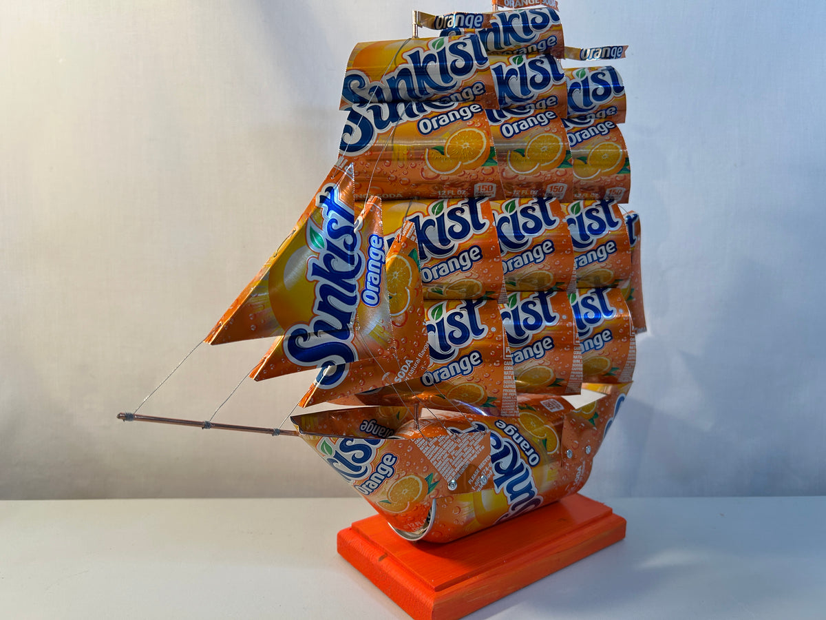 Sunkist Orange Soda Can Ship