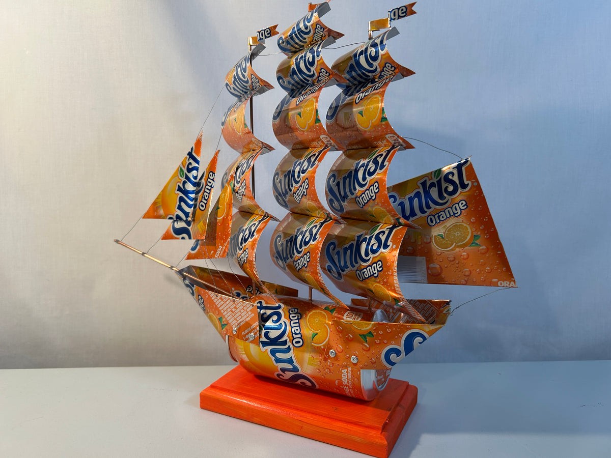 Sunkist Orange Soda Can Ship