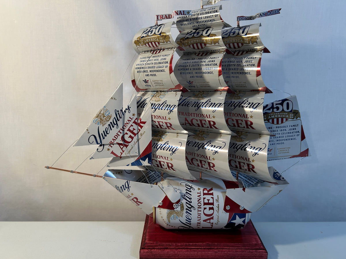 Yuengling Amber Lager Beer Can Ship